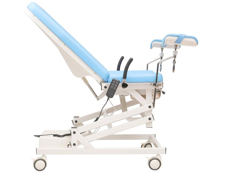 電動婦科檢查床（折疊型、聚氨酯床墊）